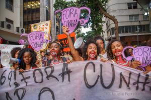 The "Women Against Cunha" Protest