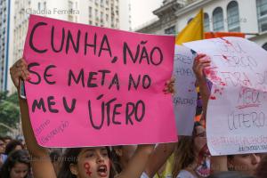 The "Women Against Cunha" Protest