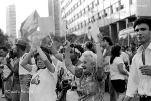 Black Movement march supporting presidential candidate Luís Inácio Lula da Silva