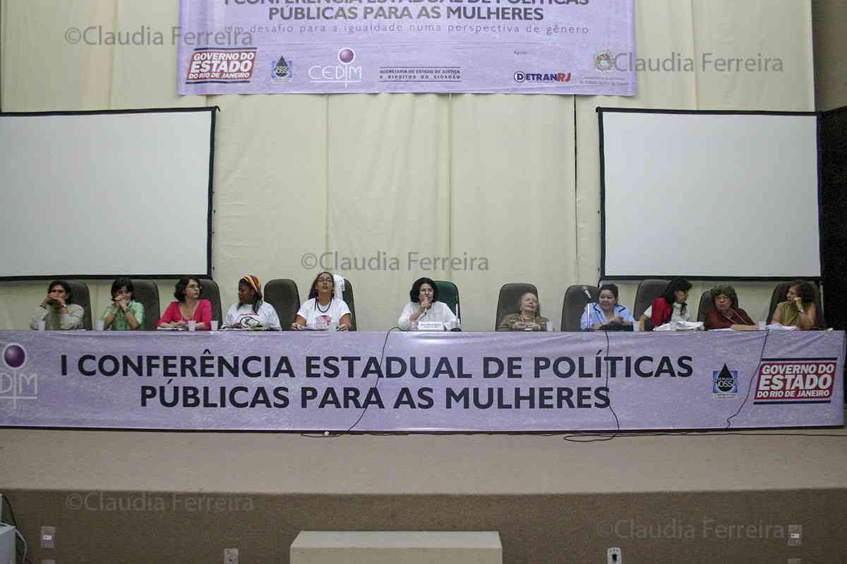 I CONFERÊNCIA ESTADUAL DE POLÍTICAS PARA AS MULHERES