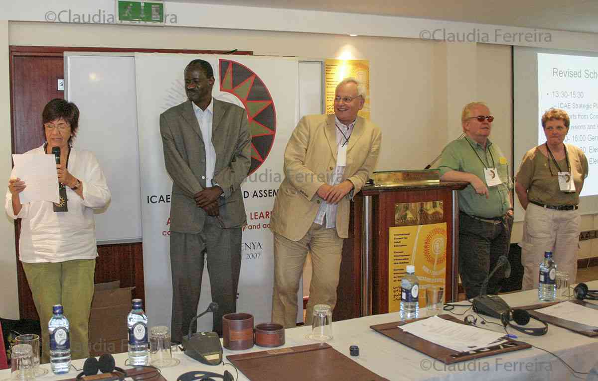 7a. ASSEMBLÉIA GERAL DO ICAE - INTERNATIONAL COUNCIL OF ADULT EDUCATION 