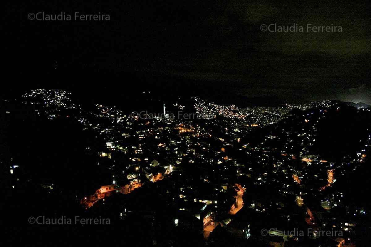 AERIAL VIEW OF RIO DE JANEIRO HILLS