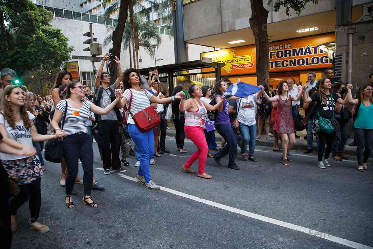 The "Women Against Cunha" Protest