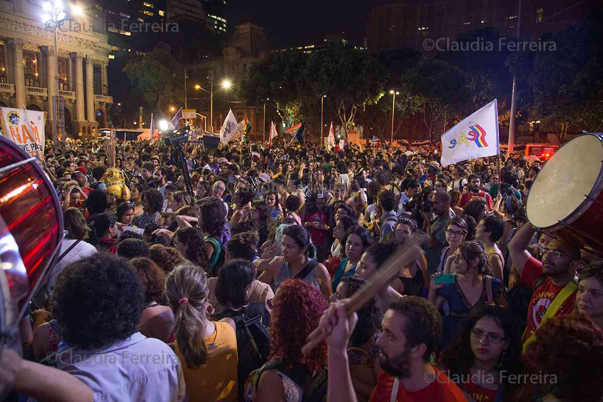 The "Women Against Cunha" Protest