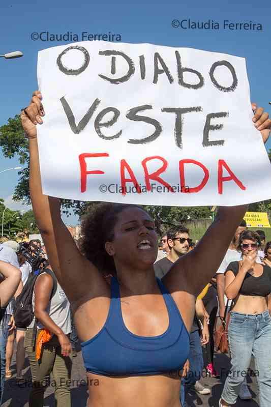 PROTEST AGAINST MARIELLE FRANCO’S MURDER