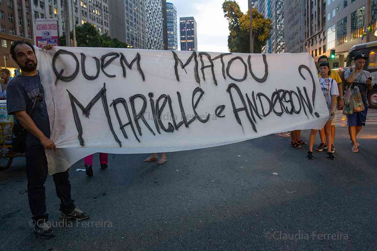 MANIFESTAÇÃO MARIELLE VIVE MANIFESTAÇÃO MARIELLE VIVE