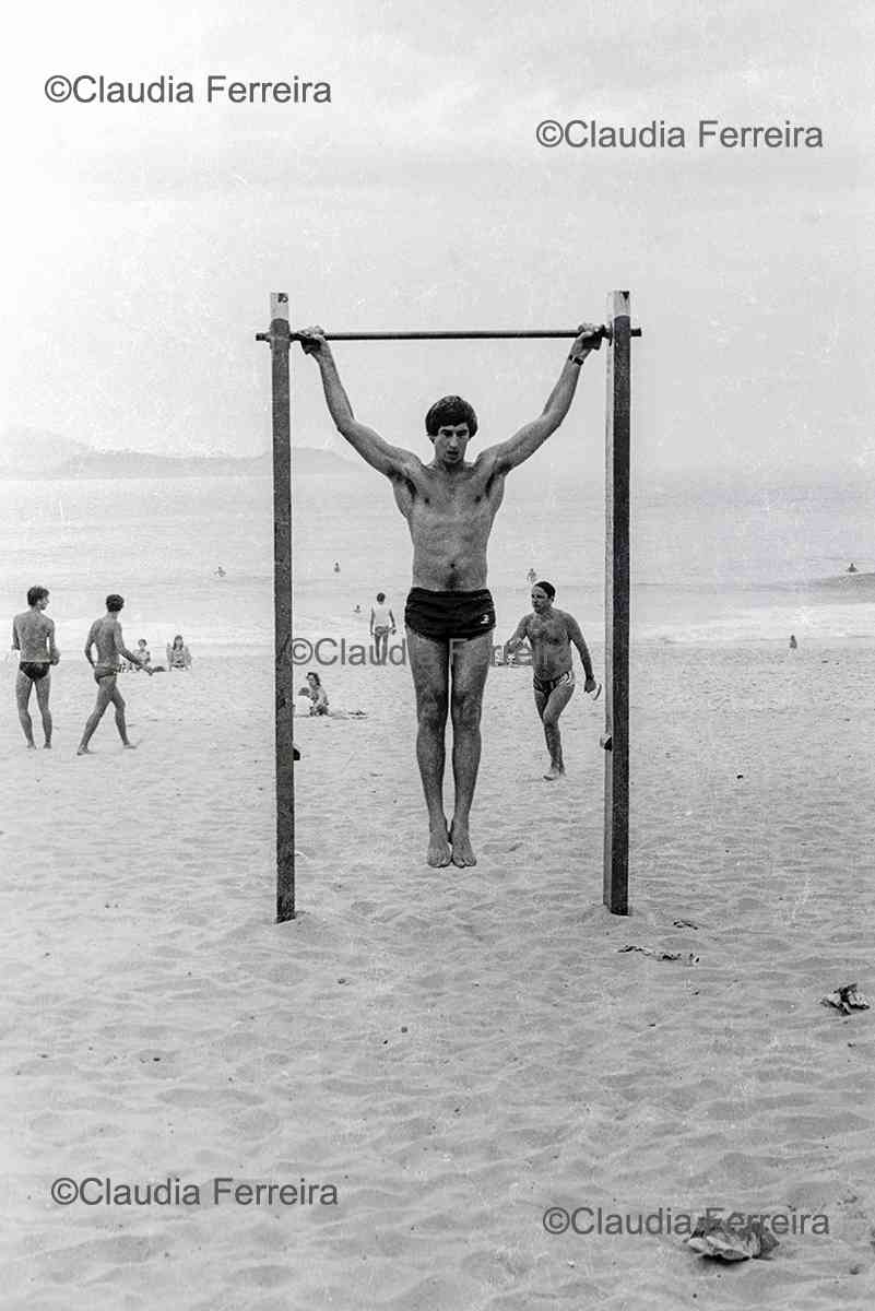 Pull-Ups On Ipanema Beach