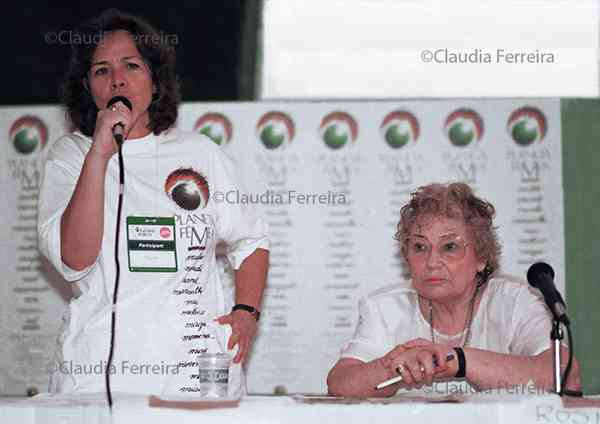 United Nations Conference on the Environment and Development, Rio 92, Global Forum. Female Planet