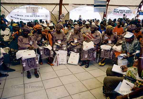 Fourth World Conference on Women, NGO Forum, African tent 