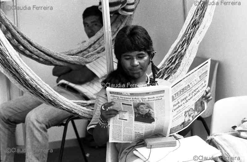 Tent of the International Indigenous Committee - INDI0 92