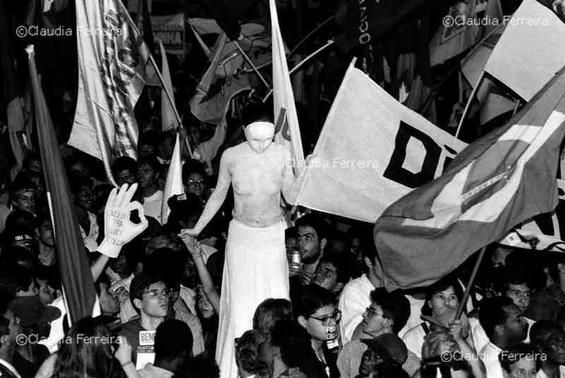 Demonstration for the impeachment of President Collor de Melo