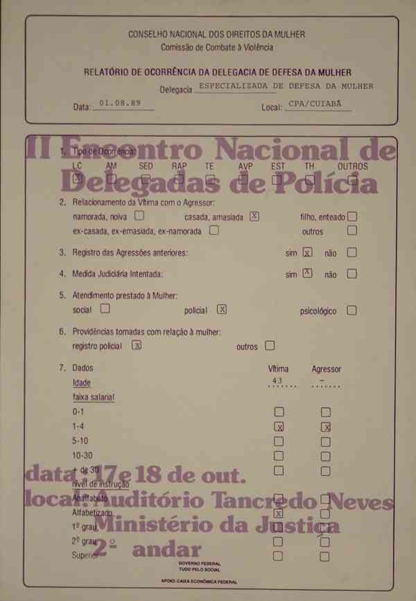 II ENCONTRO NACIONAL DE DELEGADAS DE POLÍCIA