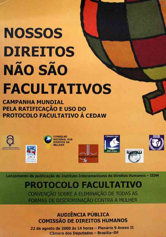 NOSSOS DIREITOS NÃO SÃO FACULTATIVOS